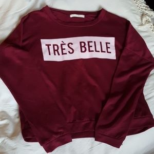 Papaya size small sweater